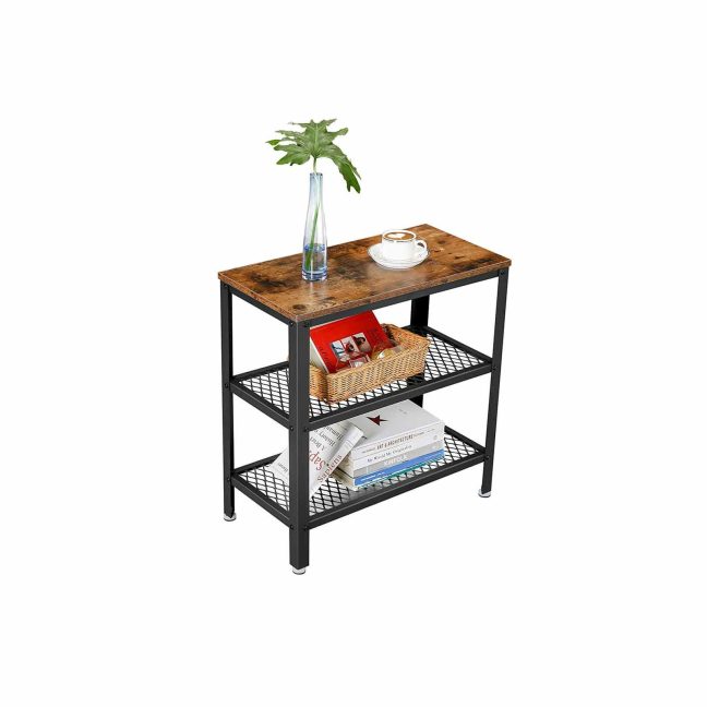 Konsoollaud must pruun 60 x 30 x 60 cm
