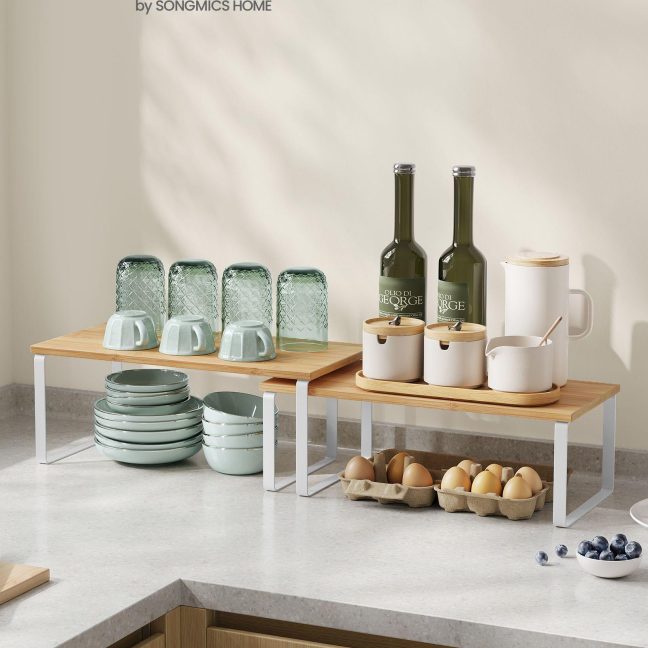 Köögiriiul 16cm valge helepruun