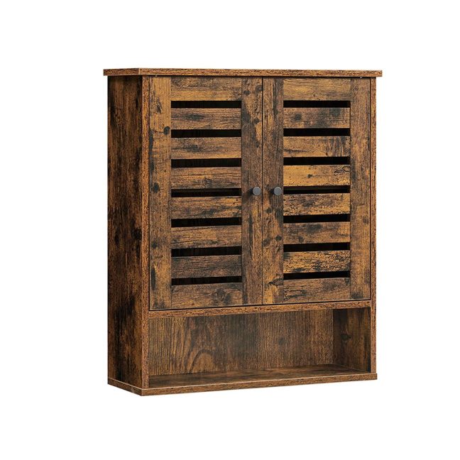 Vannitoakapp seinale 60 x 20 x 70 cm pruun