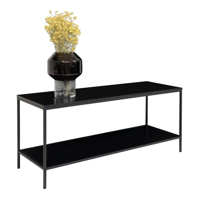 Konsoollaud must Vita 100x36x45 cm