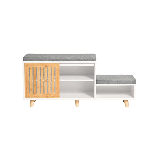 Esikupink jalatsiriiul 101 cm valge