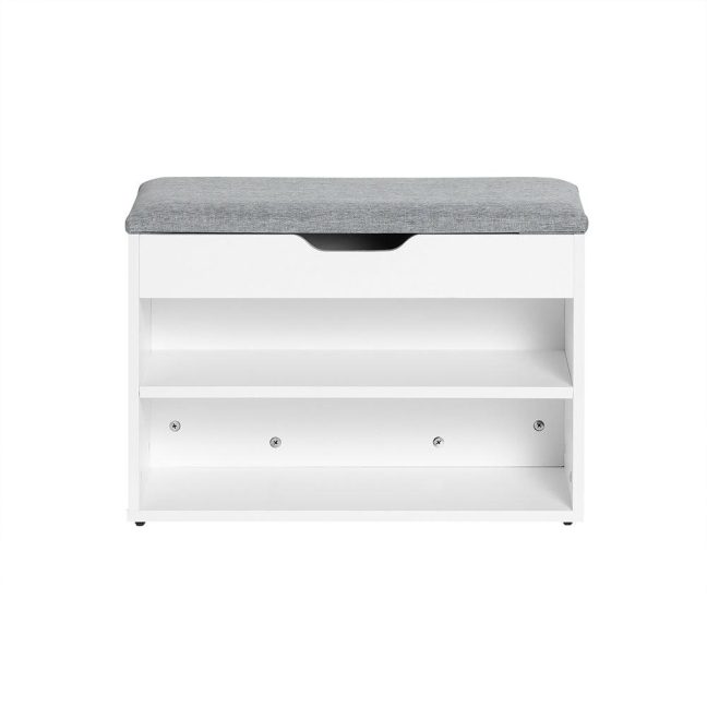 Esikupink jalatsiriiul 60 cm valge