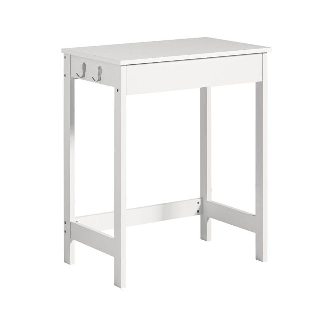 Väike kirjutuslaud 60x40x76cm valge
