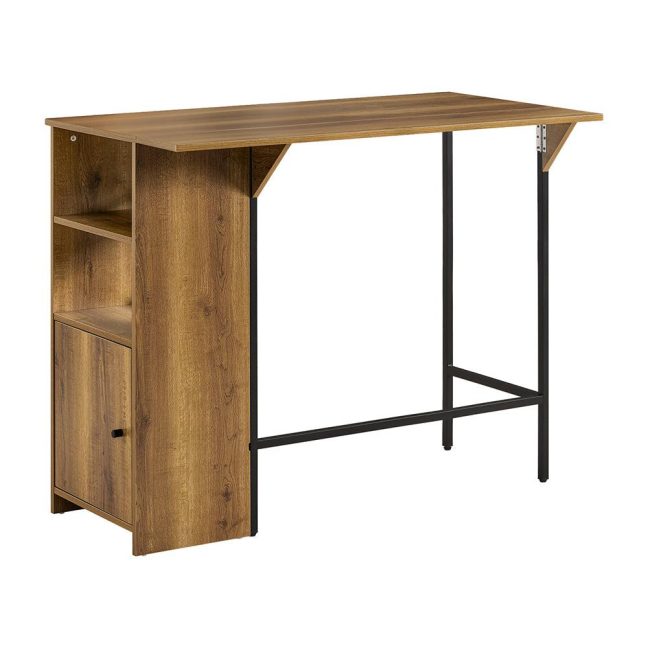 Kitsas söögilaud pruun