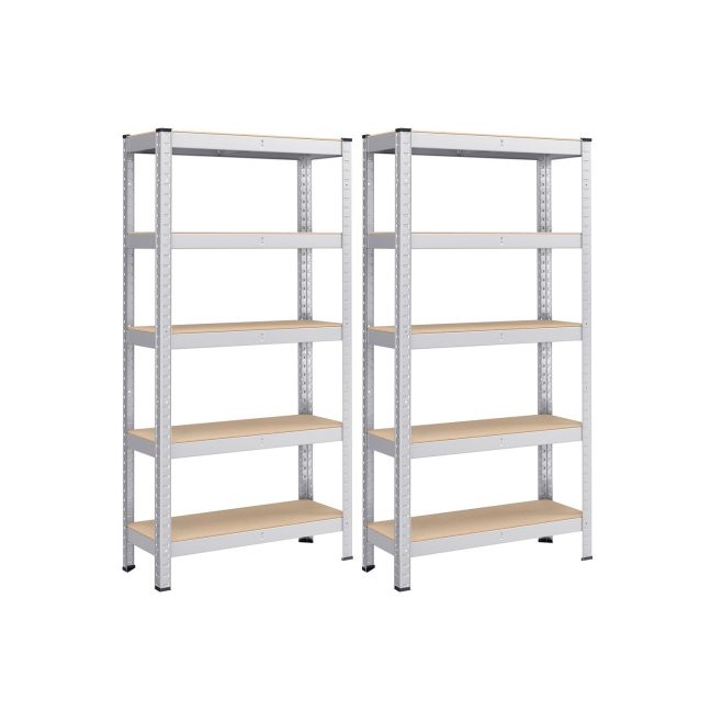 Metallist laoriiulid 30 x 75 x 150 cm hall