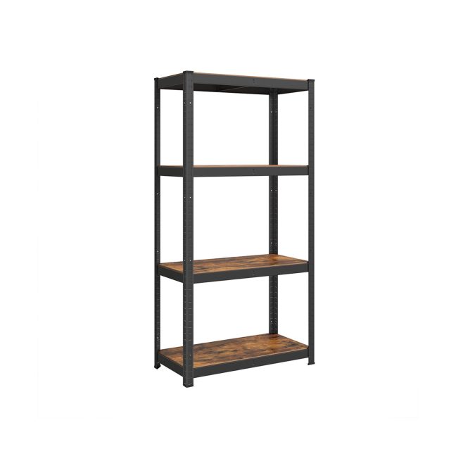 Metallist laoriiul 40 x 80 x 160 cm pruun must