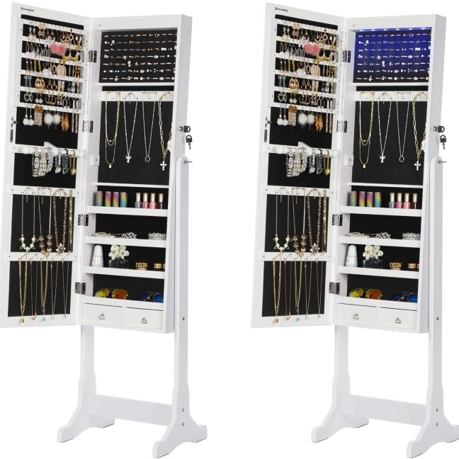 Ehtekapp seinale LED 41 x 151 x 37 cm valge