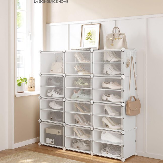 Jalatsikarp 12 tk valge