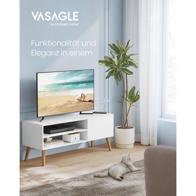 Valge tv alus 40 x 120 x 49 cm