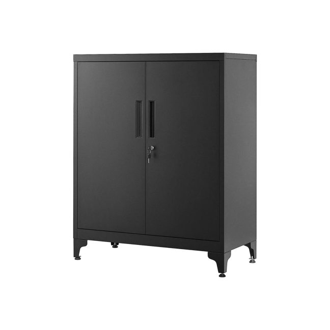 Riiulitega kapp 40 x 80 x 90 cm must