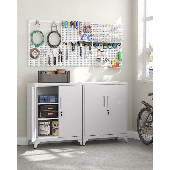 Kapp riiul 40 x 80 x 90 cm valge