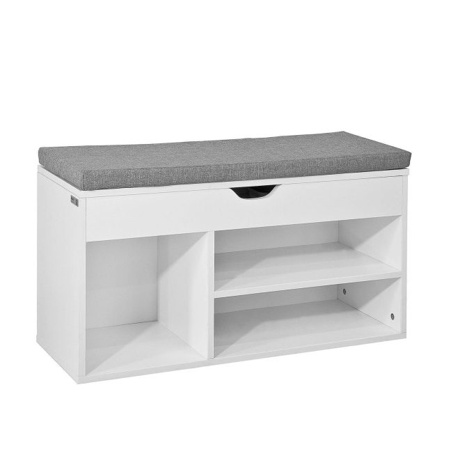 Esikupink jalatsiriiul 80 cm valge