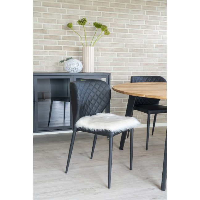 Kunst lambanahk 40 x 40 cm valge