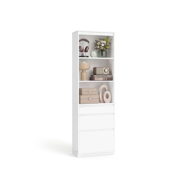 Elutoa kapp 30x57x180cm lumi valge
