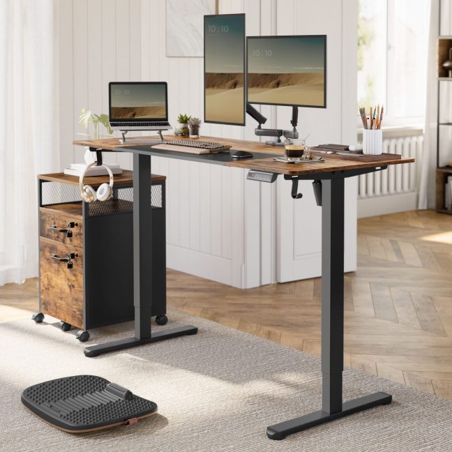 Elektriliselt reguleeritavad lauajalad 59x150x118 must