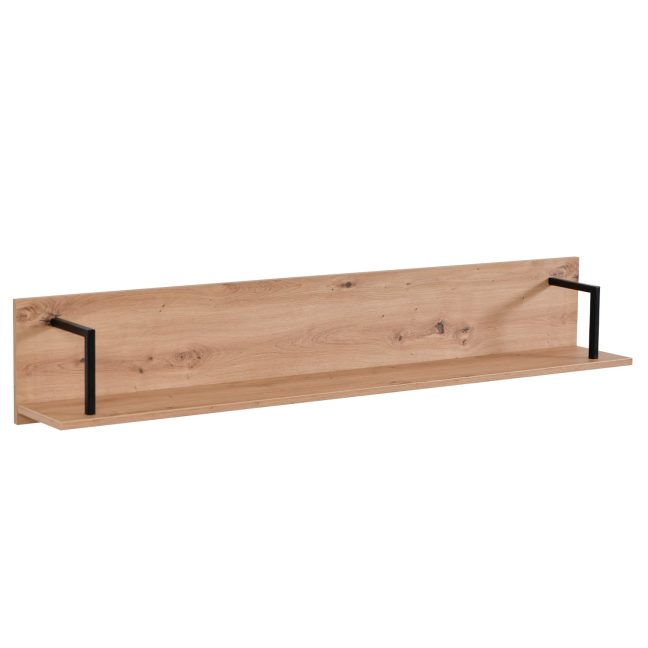 Seinariiul 137.5x24x21 Must ja Looduslik