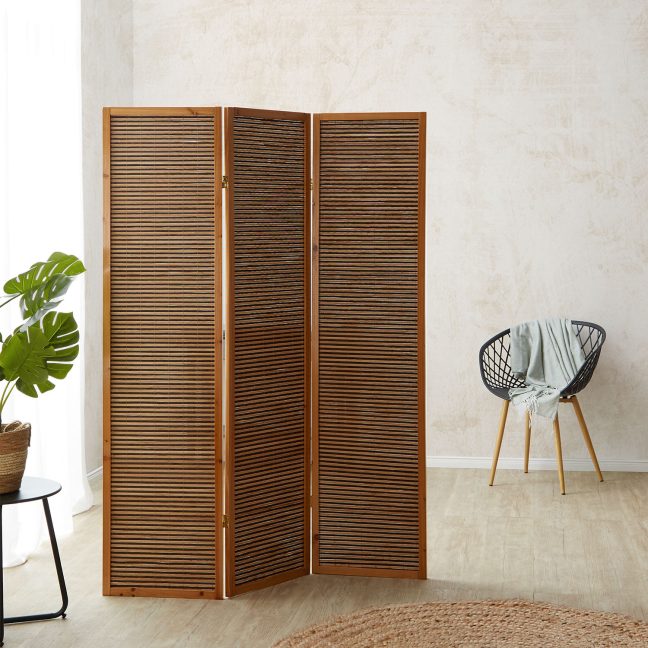 Puidust ruumijagaja 175x132 cm pruun