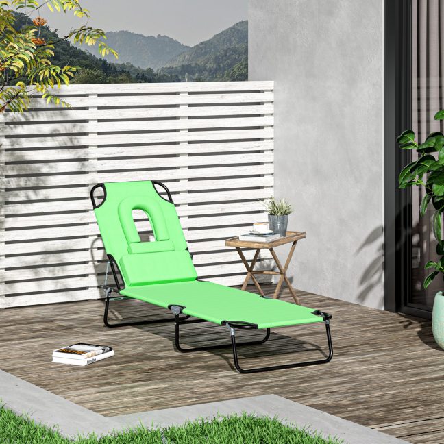 Lamamistool terrassile 187x58 cm Roheline