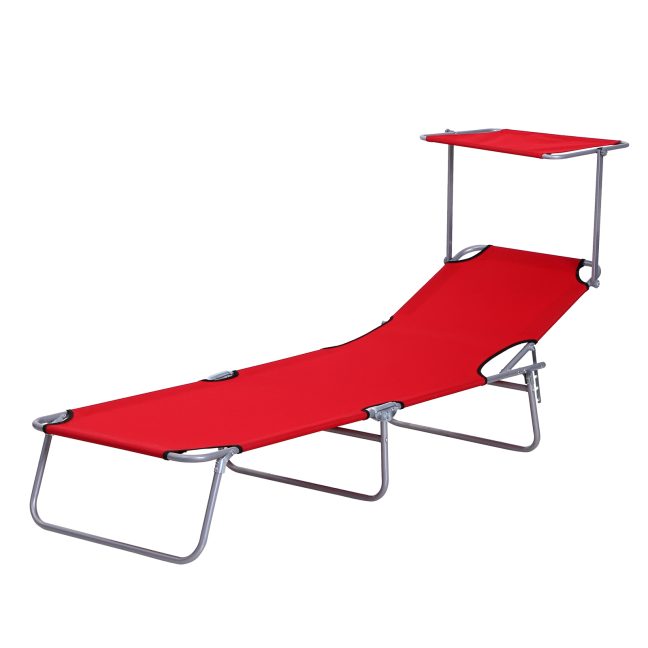 Lamamistool aeda 187x58 cm Punane