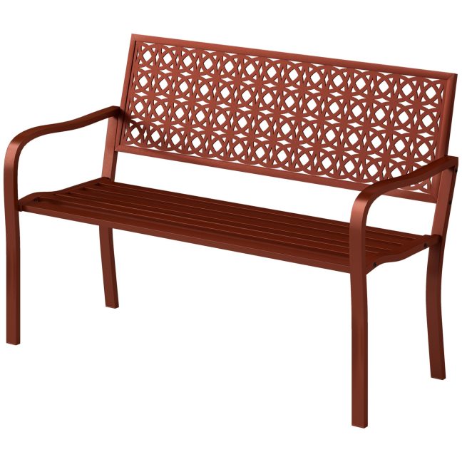 Aiapink, Outsunny 2-istmeline, 127x63 cm, Punane