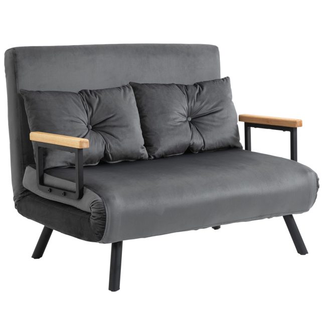 Lahtikäiv diivanvoodi 102x73x81 cm Tumehall