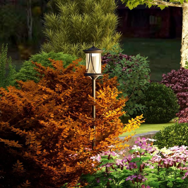 Led aialamp 17 x 17 x 127 cm Must