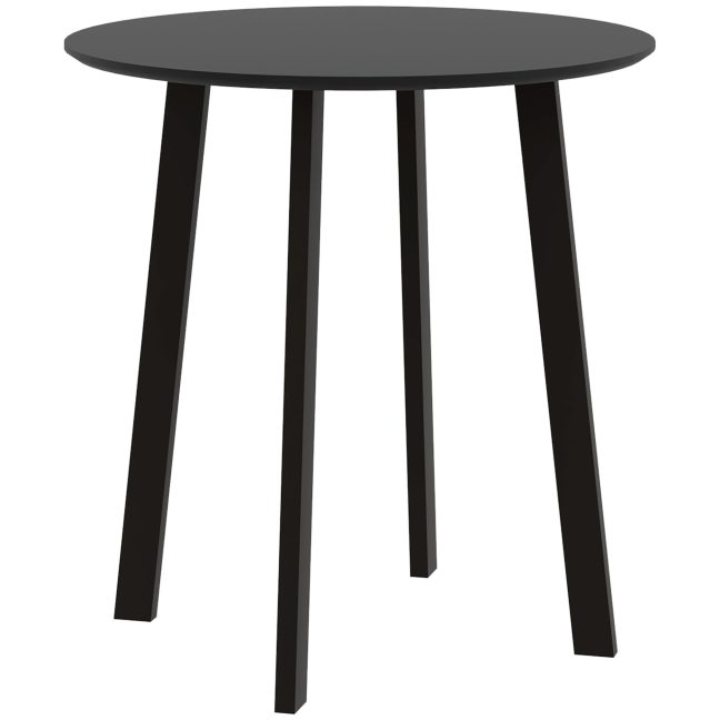 Must söögilaud 72x75 cm