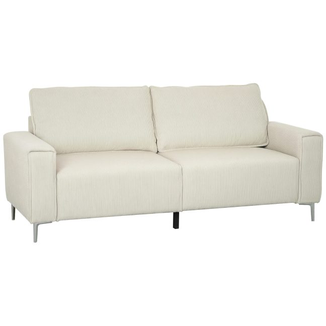 Kolmekohaline diivan 193 x 77 x 80 kreemjasvalge