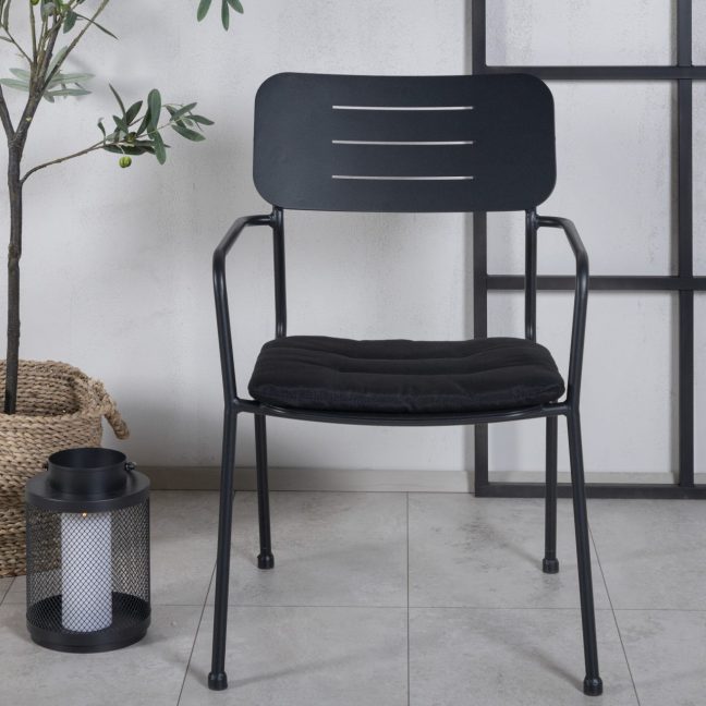 Metallist aiatoolid Nicke 62x56x89 Must