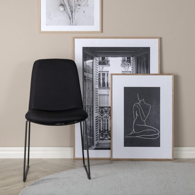 Köögitool Muce 63x43x84 cm Must