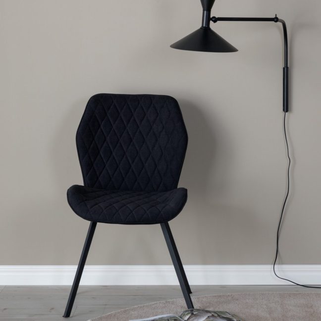 Söögitoolid Gemma 2tk 63x50x90 cm Must