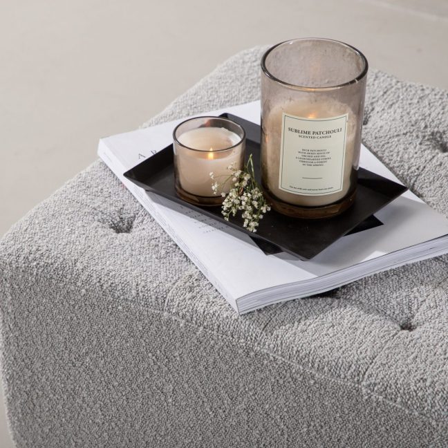 Tumba Bowie 51x51x32 cm Helehall