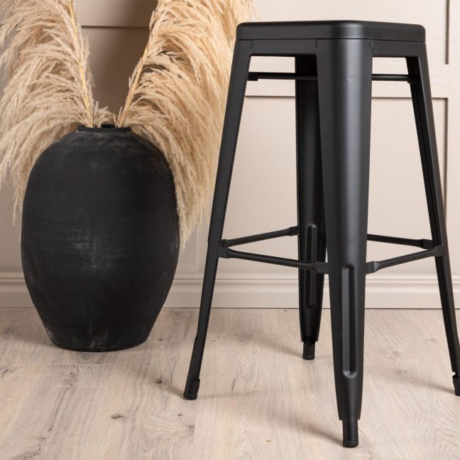 Madal baaritool Tempe 4tk 43x76 Must