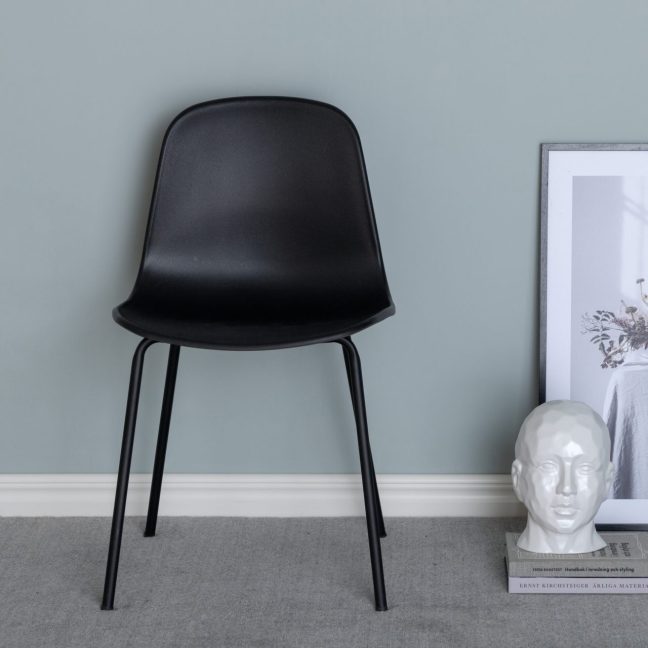 Söögitoolid Arctic 48x49x82 cm Must