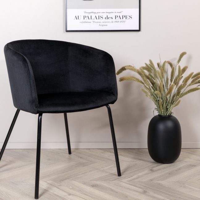 Köögitool Berit 55x78x55 cm Must