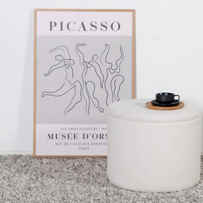 Lahtikäiv tumba Dunken 43x35 Valge