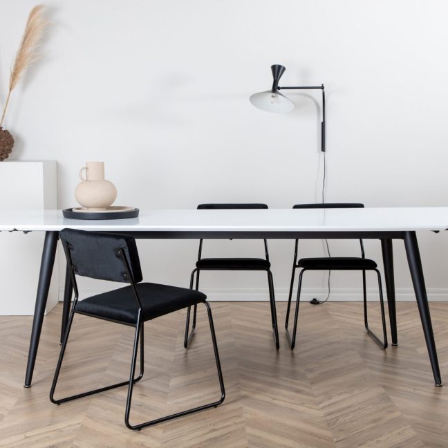 Söögilaud Jimmy 195x76 cm Valge