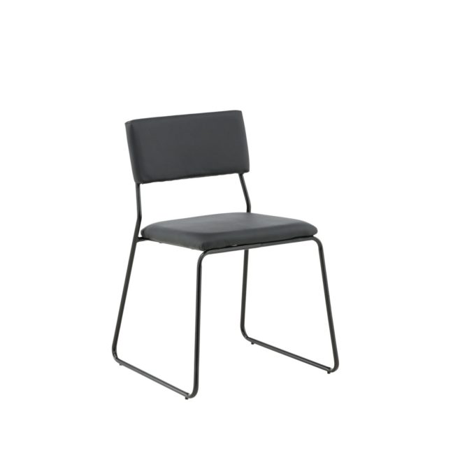 Köögitoolid Kenth 2 tk 52x76x40 Must