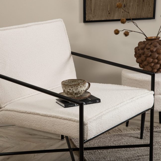 Tugitool Rakel 65x78x66 cm Kreemjas