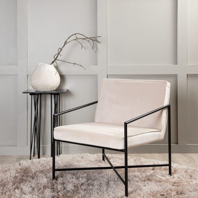 Tugitool Rakel 65 x 78 x 66 cm Beež