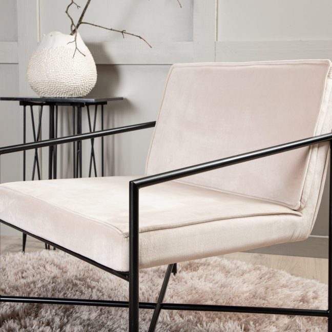 Tugitool Rakel 65 x 78 x 66 cm Beež