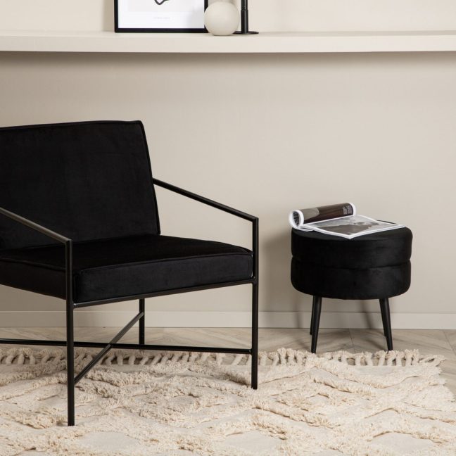 Must tugitool Rakel 65x78x66 cm