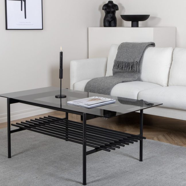 Diivanilaud must Von Staf 60x120x48 cm