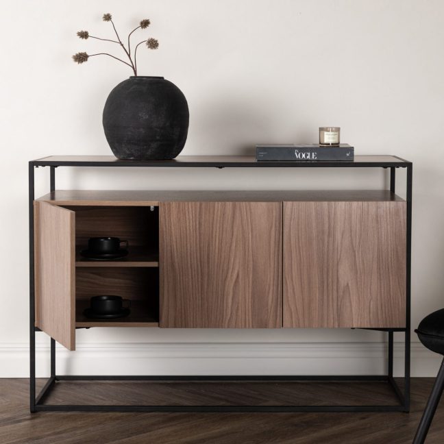 Elutoa kummut Kingsport 120x80 Pähkel