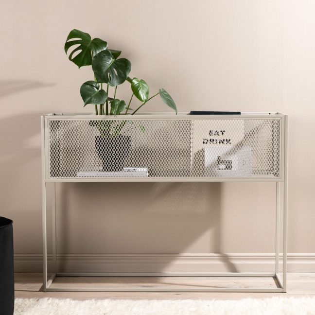 Lillekast võrega Netz Flower 30x80x110 cm Beež