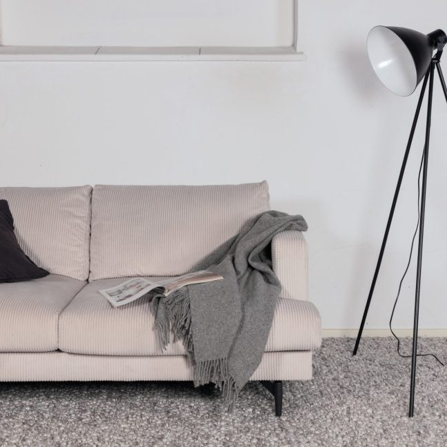 Põrandalamp must Tiv 139.5x73x63 cm