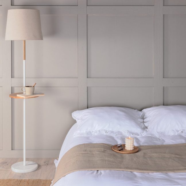 Põrandalamp Hattman 165x36x36 cm Beež