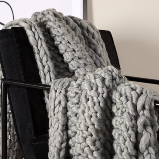 Suur pleed Kate 130x170 cm Helehall