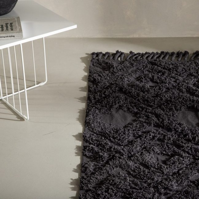 Puuvillane vaip Hilma 200x70 cm Tume Hall