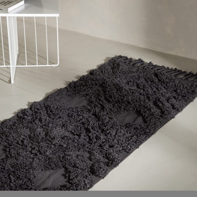 Puuvillane vaip Hilma 200x70 cm Tume Hall